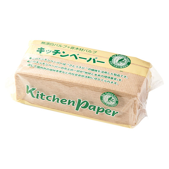 吸水吸油！蓬鬆無漂白廚紙