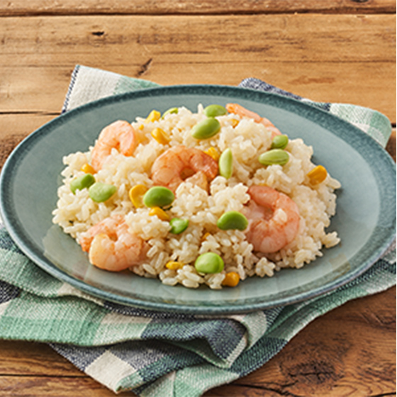 Kit3人份 無需菜刀！粟米枝豆蝦仁炒飯 (另附前菜)