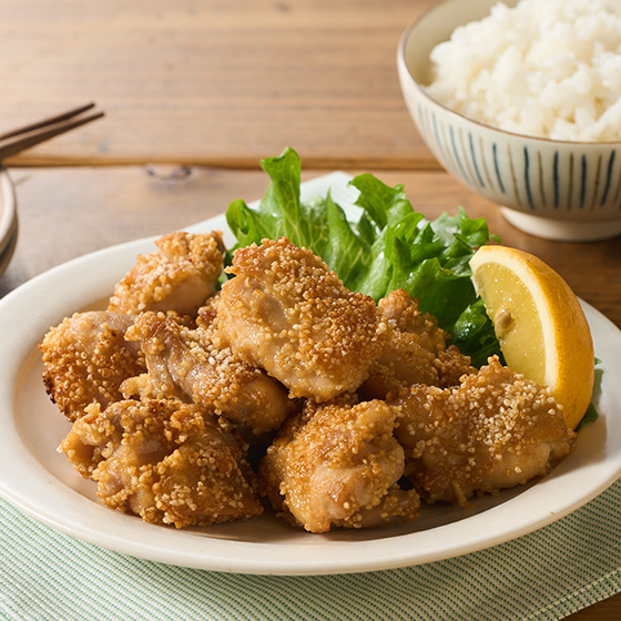 フライパンで焼くだけ！カリカリ唐揚げ風の素