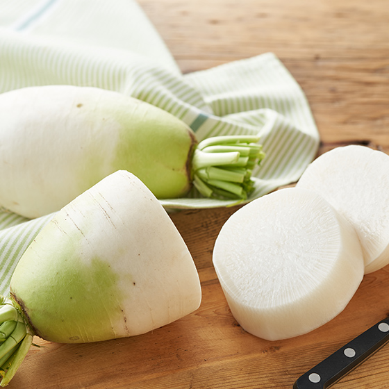 【スぺパベジ】みずみずしい ミニ大根(熊本県産)