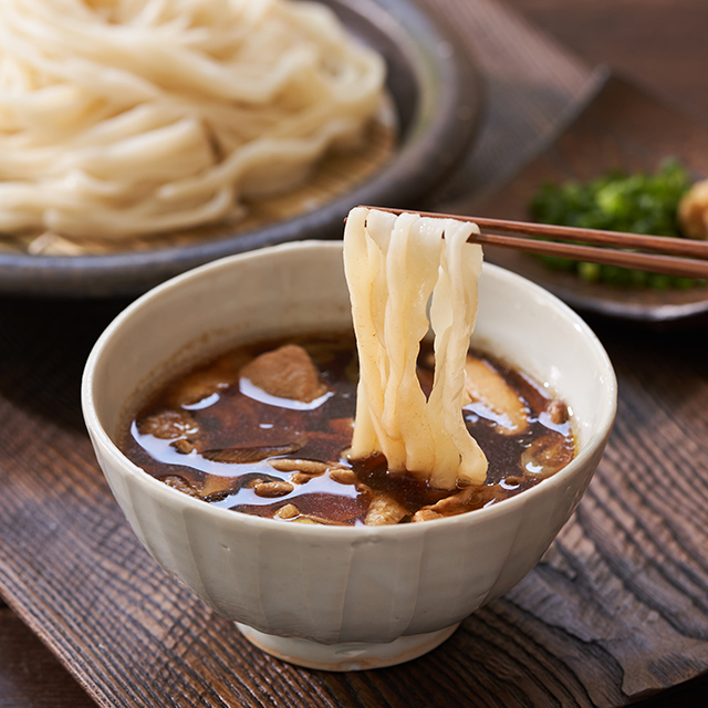 凍食熱食都有咬口 武藏野烏冬