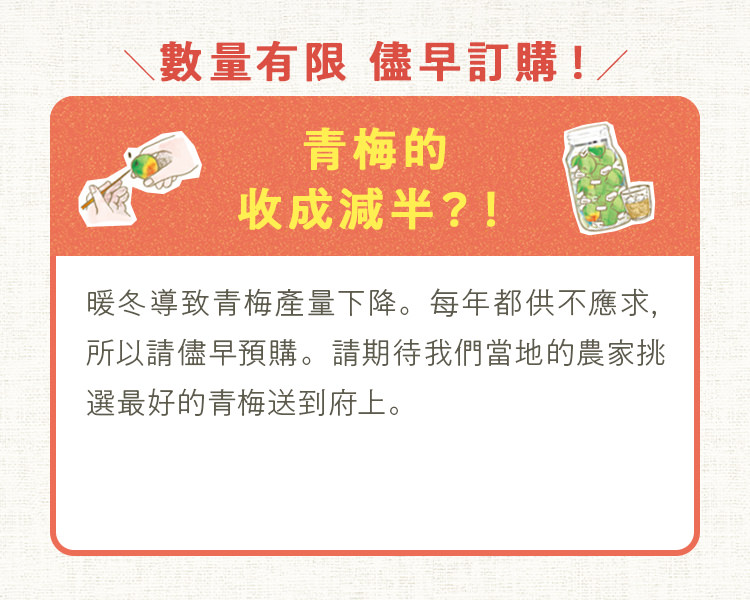 梅の収穫について