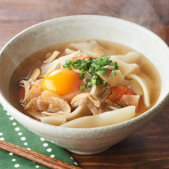【Oisix精選】加熱水煮即成！日本冷凍蔬菜扁烏冬