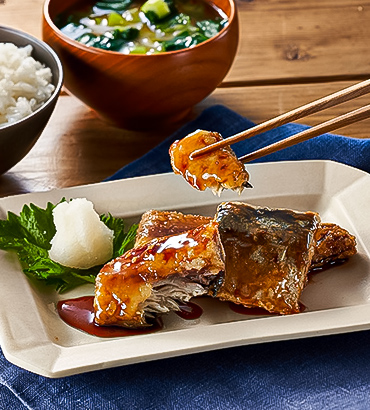 平底鑊簡單加熱 蒲焼鯖魚