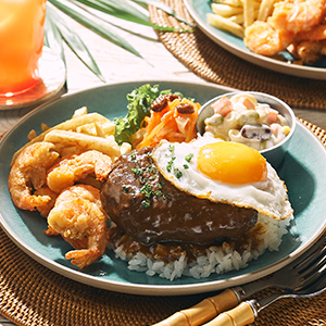 Hawaiian 洛可莫可漢堡扒　（1人份)