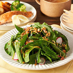 【Oisix精選生食蔬菜】適合不同料理 沙津菠菜 90g （埼玉縣産）