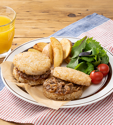 【Oisix精選】加入玄米　牛肉 Rice Burger